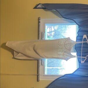 Almost Famous White Lace Bodice Midi Dress